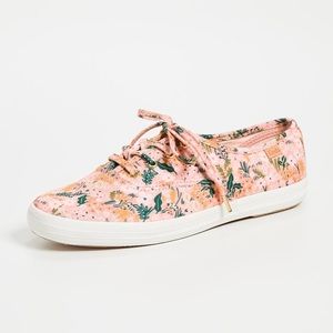 Keds x Rifle Paper Co Canvas Sneakers - Size 7.5